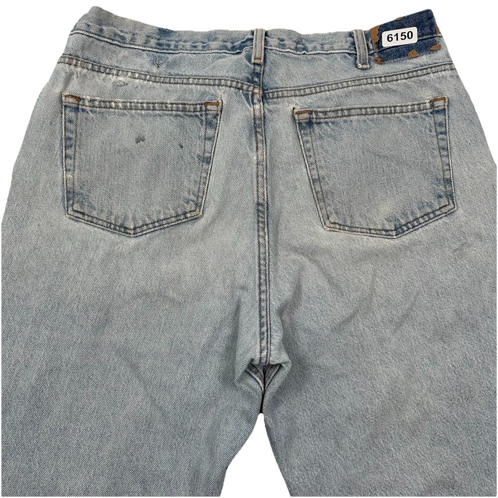 Y2K VTG GAP Easy Fit Jeans Fits 34x32 Distressed Loose Baggy Light Blue Denim